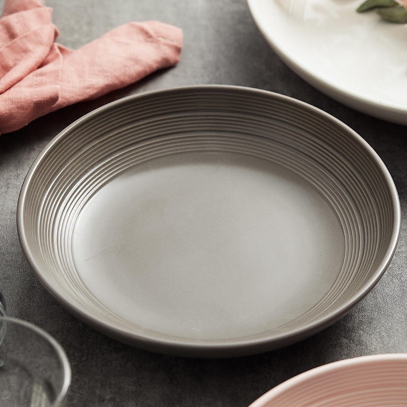 Đĩa sâu lòng chống xước, đĩa salad, mì - Bát đĩa sứ nhà hàng, khách sạn