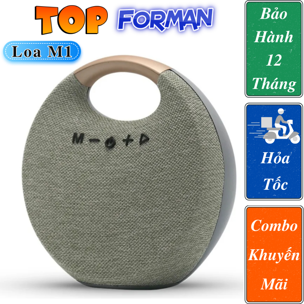 Loa Bluetooth Mini M1 Xách Tay - Bản Chuẩn Bảo Hành 12 Tháng Lỗi 1 Đổi 1