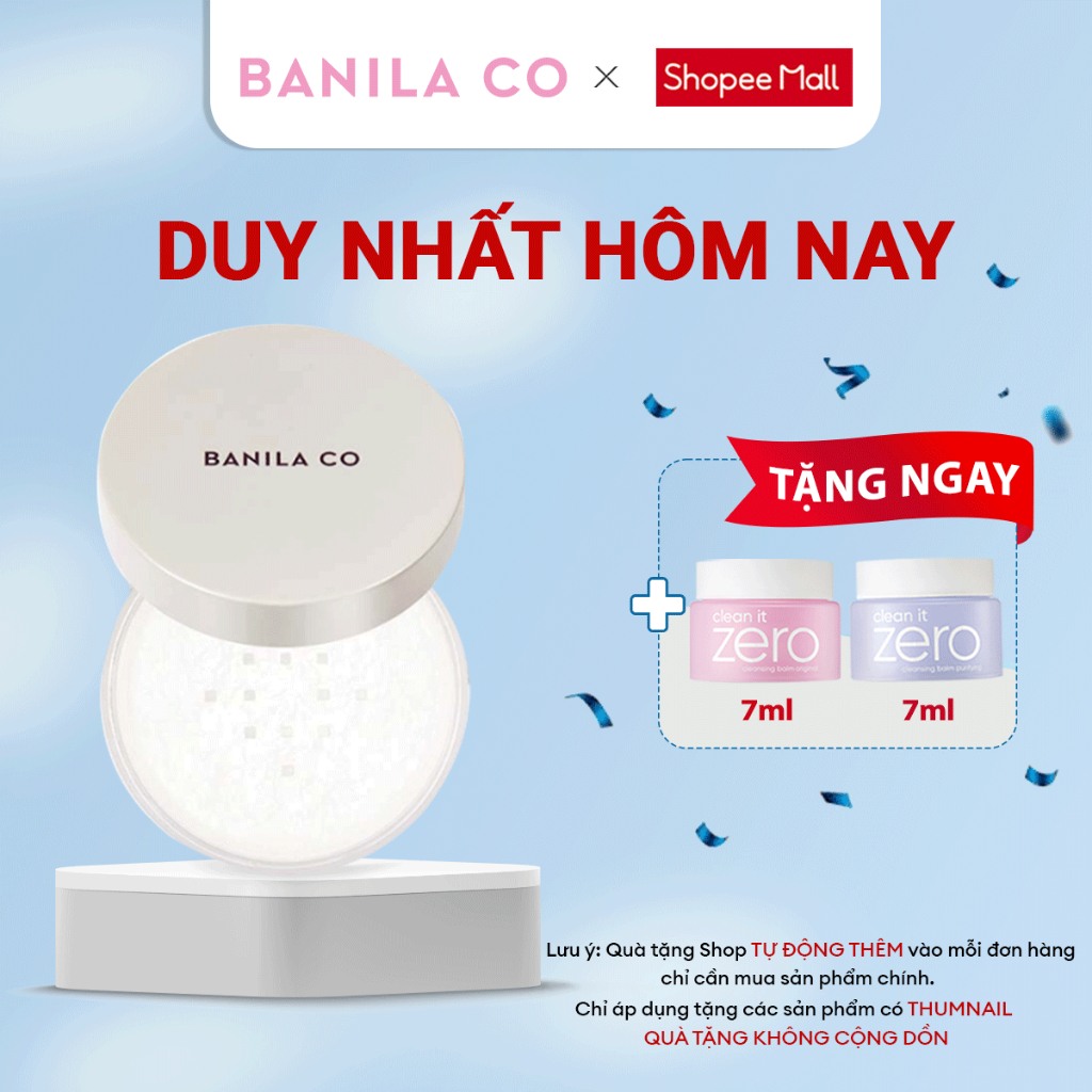 Phấn phủ kiềm dầu dạng bột BANILA CO Prime Primer Finish Powder 12G