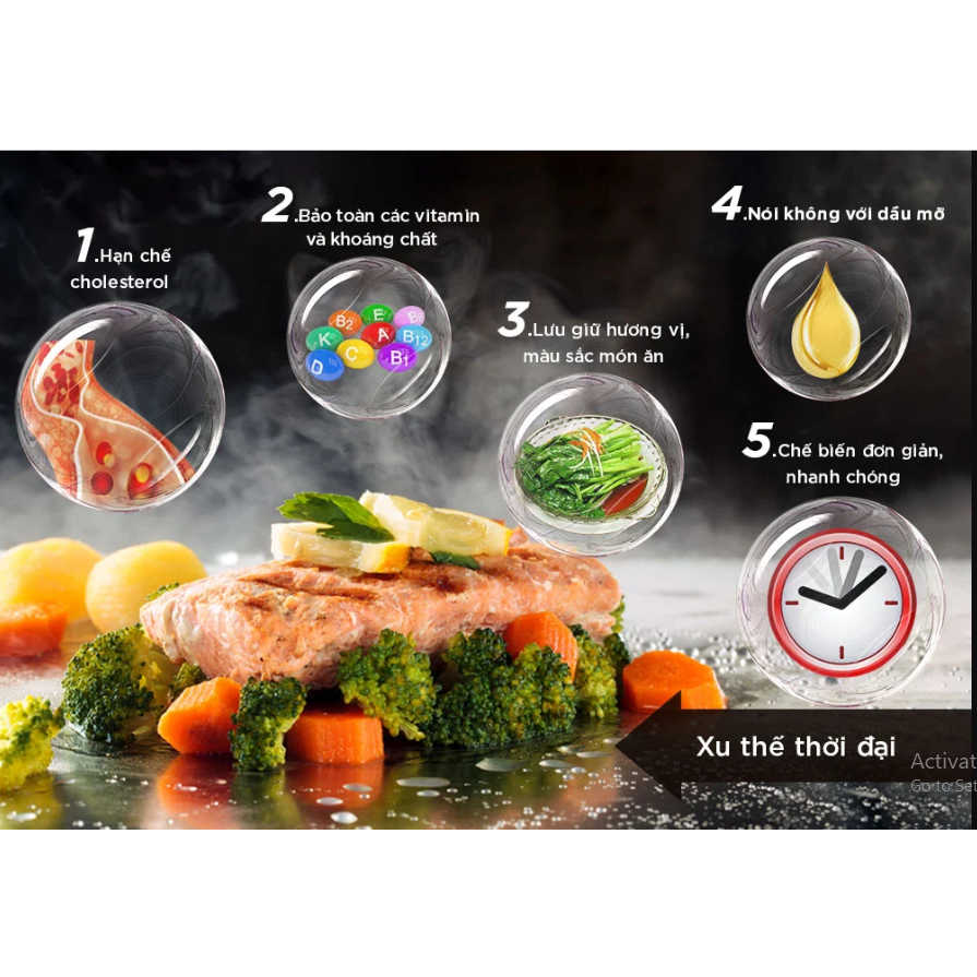 Máy hấp thực phẩm Magic A-61 - HÀNG MỚI CHÍNH HÃNG 100%