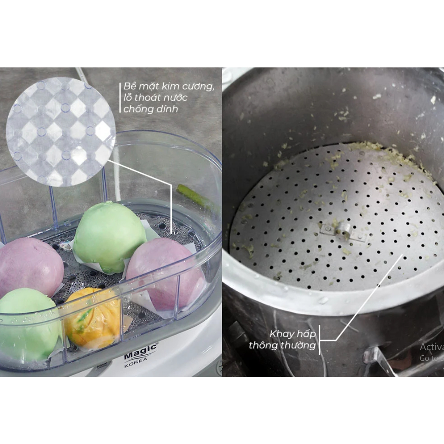 Máy hấp thực phẩm Magic A-61 - HÀNG MỚI CHÍNH HÃNG 100%