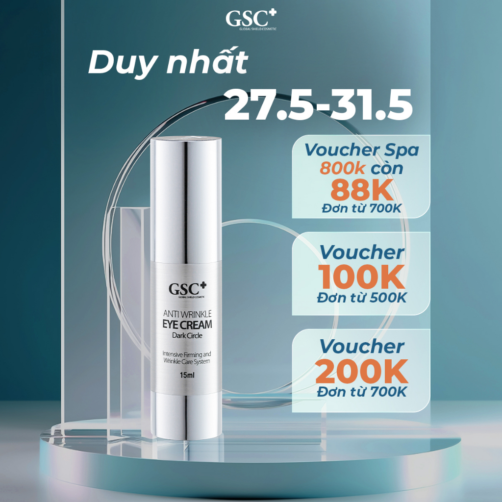 Kem xóa thâm là nhăn vùng mắt GSC 15ml