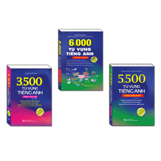 Sách - combo 3c - 3500 từ vựng tiếng anh theo chủ đề & 5500 từ vựng tiếng anh thông dụng & 6000 từ vựng tiếng anh