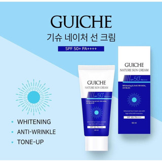 Kem chống nắng phổ rộng Guiche Nature Sun Cream 60ML SPF 50+ PA++++ có tem phụ và tem chống hàng giả đầy đủ