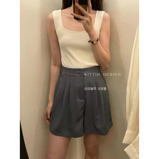 Áo len tăm mịn 2 dây bản to dáng basic 1.