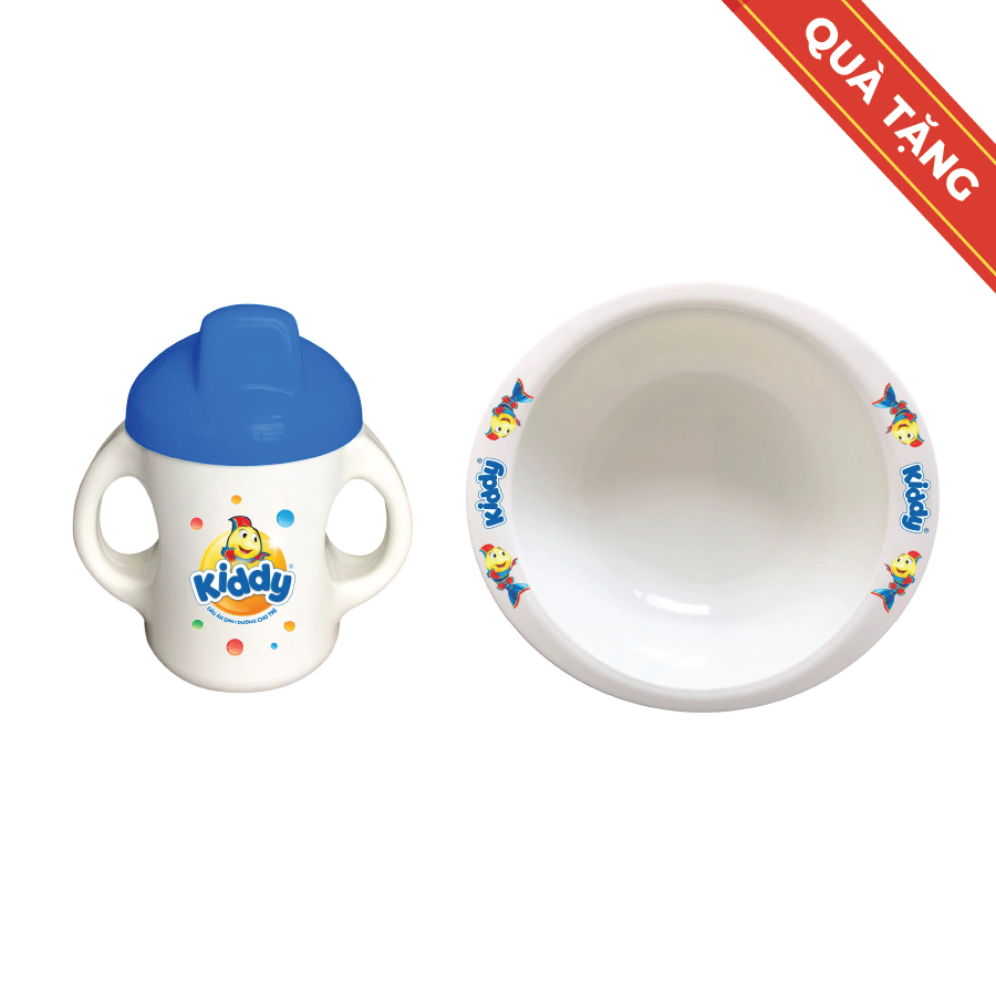 (HÀNG TẶNG KHÔNG BÁN) Bộ 2 dụng cụ ăn dặm cho bé