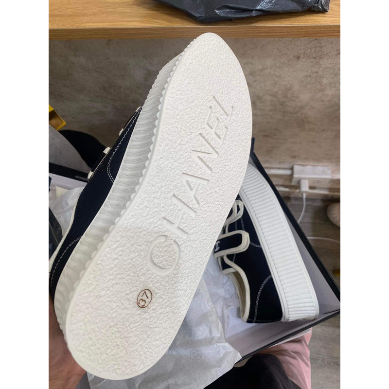 Giày bánh mì hottrend nâng đế quai dán Full box