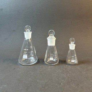 Bình tam giác lab ha noi có nút nhám thủy tinh 50ml, 100ml, 250ml, 500ml, 1000ml