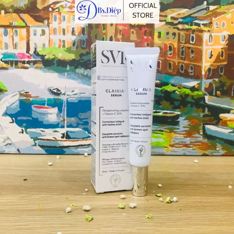 Tinh chất làm mờ vết nám, sáng da và mềm mịn da SVR CLAIRIAL Serum 30ml