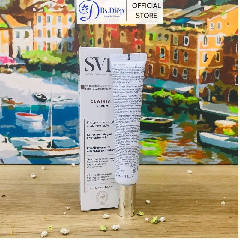 Tinh chất làm mờ vết nám, sáng da và mềm mịn da SVR CLAIRIAL Serum 30ml