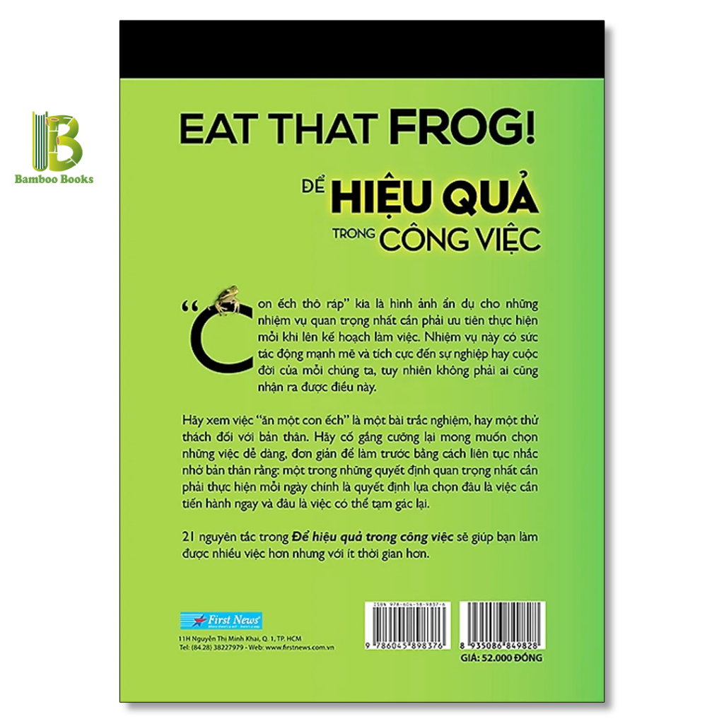 Sách - Để Hiệu Quả Trong Công Việc - Brian Tracy - The International Best Seller - First News