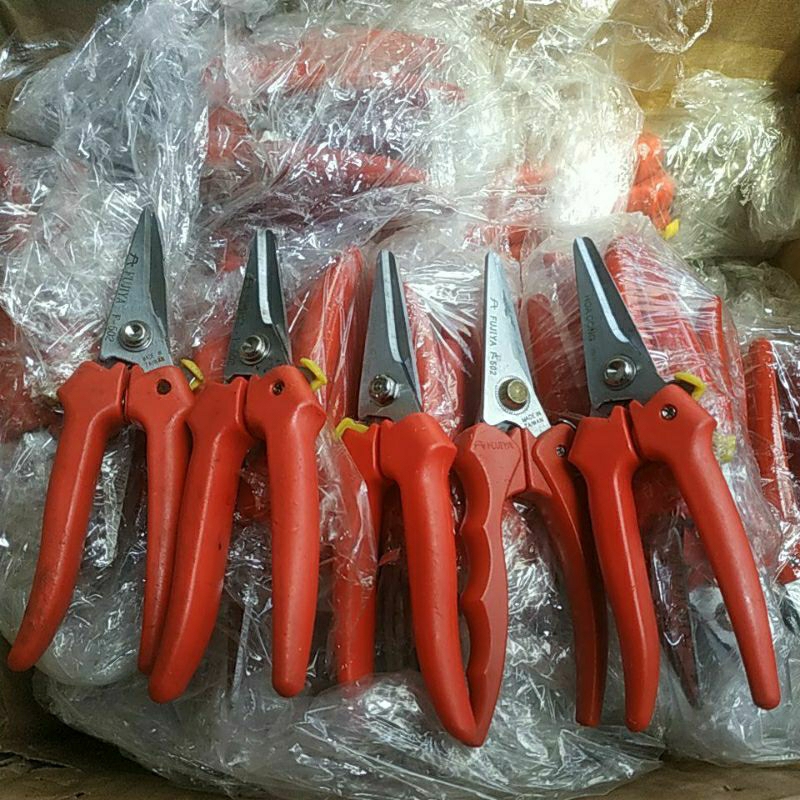 Kéo NUSHARP hàng bãi 5inches cắt kẽm hàn cell pin 18650, dây điện, tôn mỏng