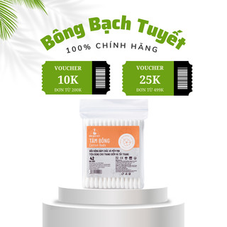 Tăm bông người lớn Bông Bạch Tuyết 42 que/gói