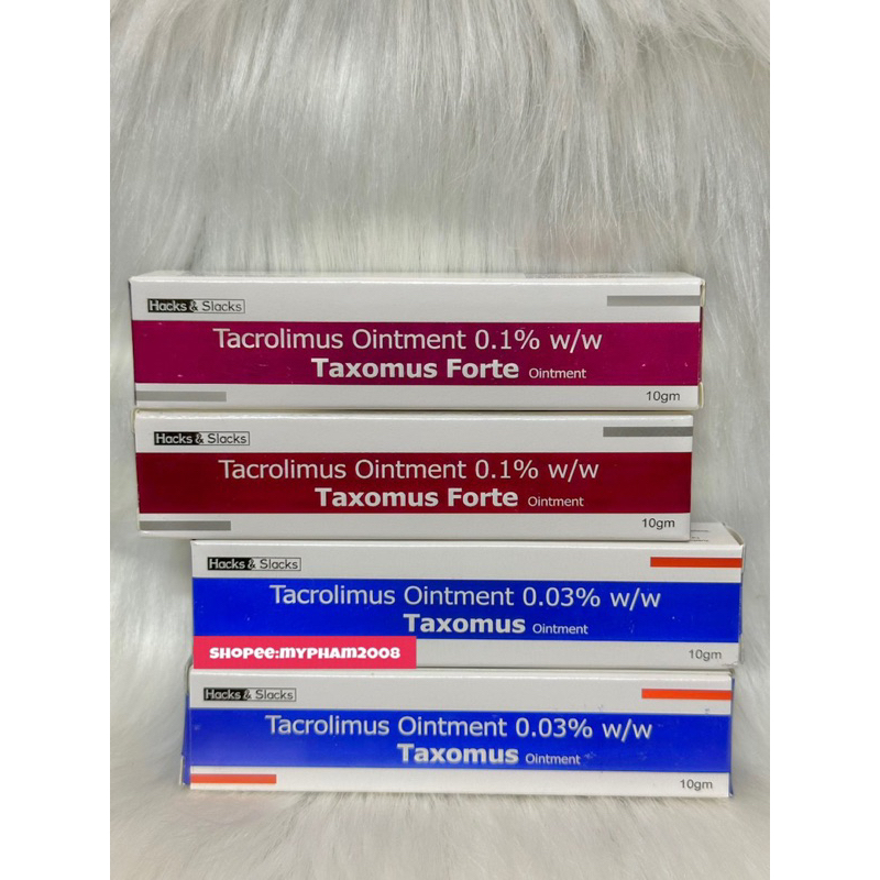 Tacrolimus Ointment giảm Viêm Da Dị Ứng ,Chàm 0.1% - 0.03%  10g.