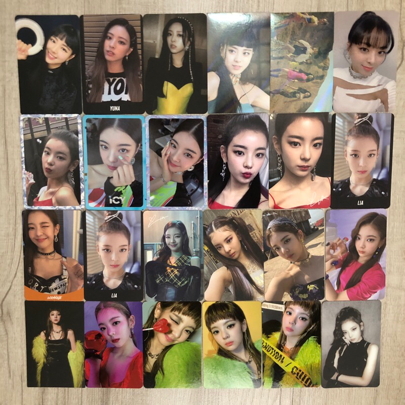 THẺ ẢNH PHOTOCARD ITZY CHÍNH HÃNG OFFICIAL