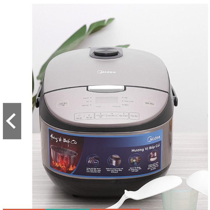 Nồi cơm điện tử Midea 1.8 lít MB-FS5020 nguyên seal