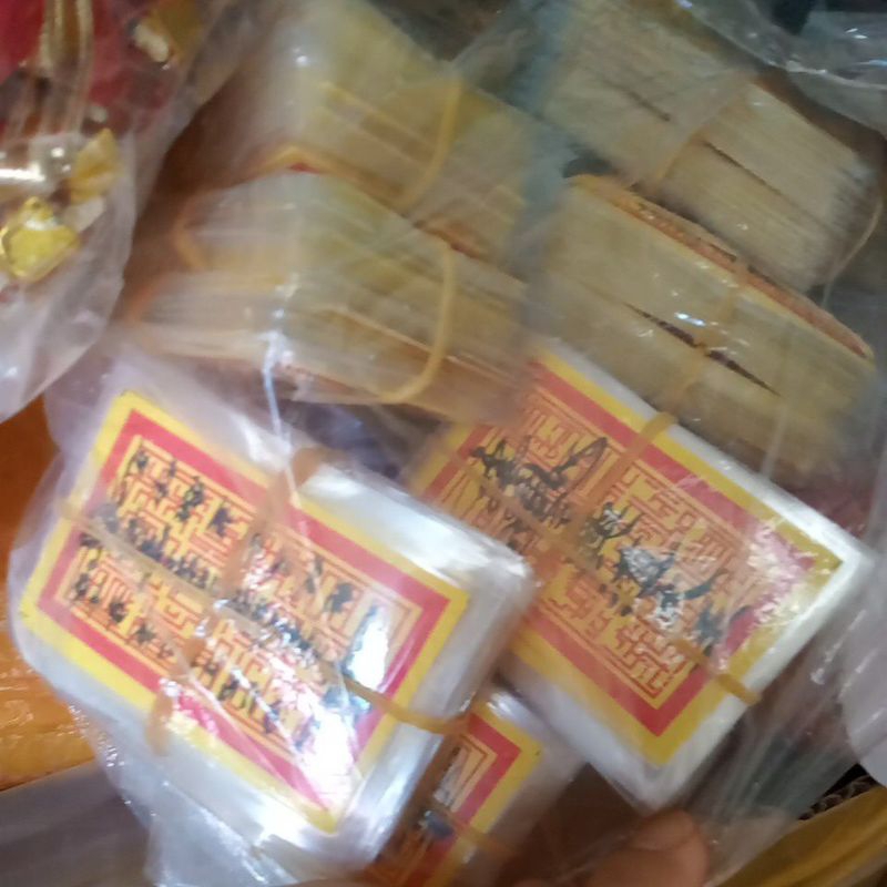 combo 100 lá may mắn bình an( ấn trần ép plastic)