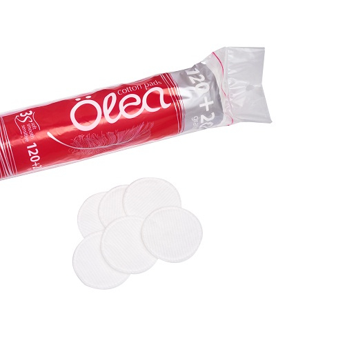 Combo 5 gói bông tẩy trang Olea mềm, dai 140 miếng