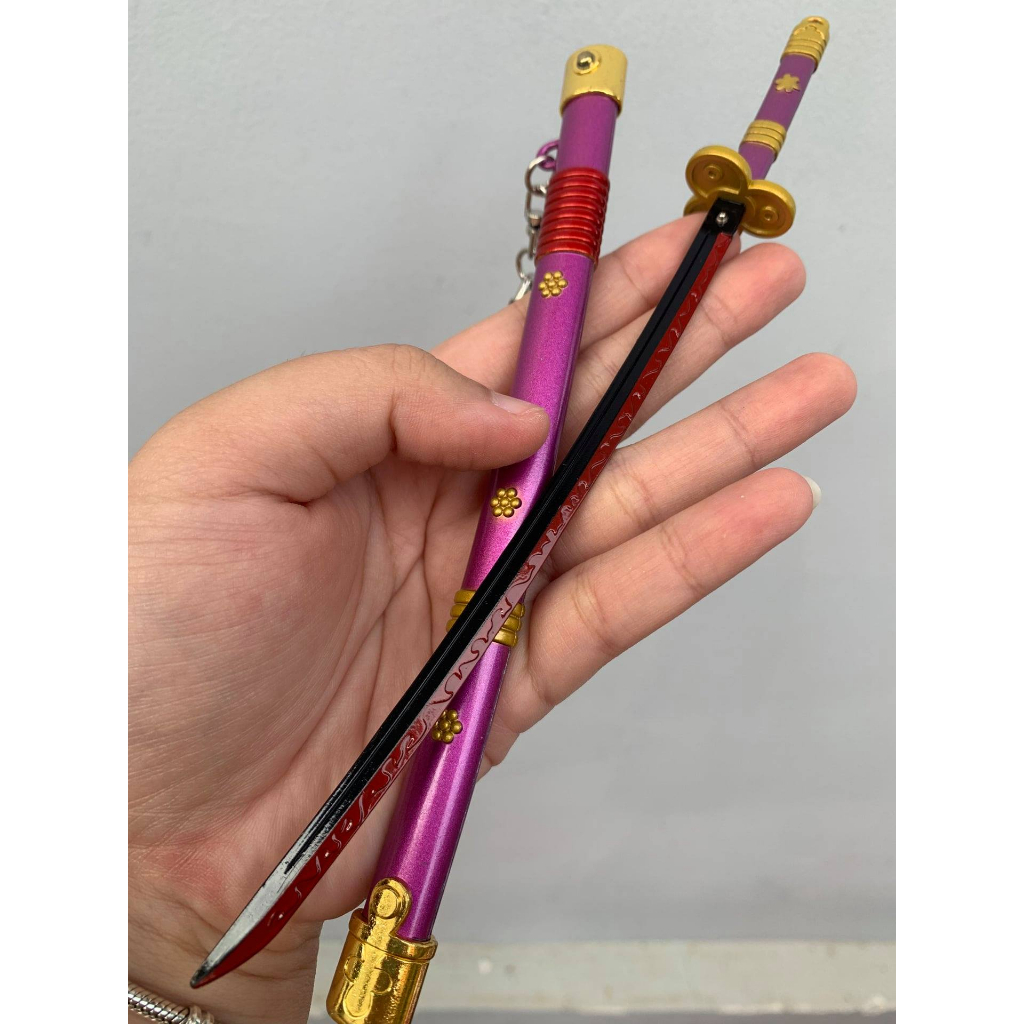 Mô hình thanh Enma tím 22cm có nút bấm - One Piece [tặng giá đỡ] | Baystore