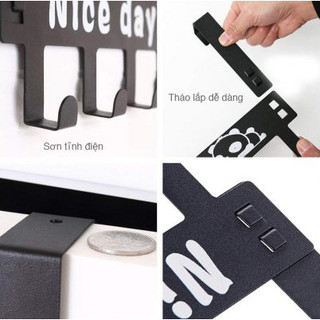 🏵️FREESHIP🏵️ Combo 5 Móc sau cửa Nice Day đa năng