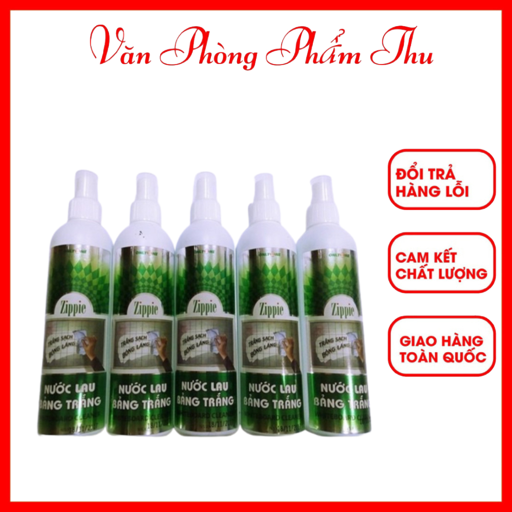 Nước Lau Bảng Trắng Zippie 250ml - Nước Xịt Lau Bảng Trắng Dễ Dùng Tiện Dụng - Văn Phòng Phẩm Thu