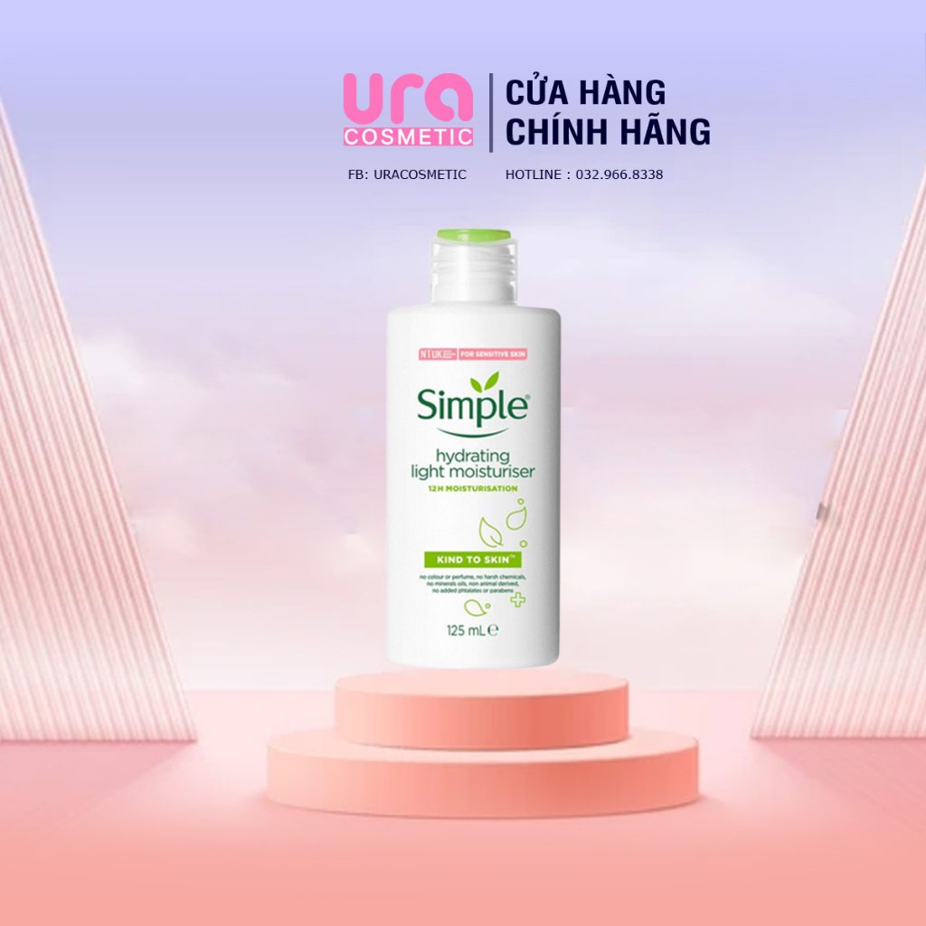 Kem dưỡng da Simple Kind To Skin Hydrating Light Moisturiser