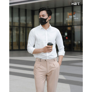 Áo Sơ Mi Nam Dài Tay Trơn Công Sở H2T - Sợi Modal Chống Nhăn Thoáng mát SM - 0582