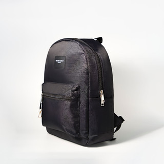 Balo Second Sunday Leather Logo Backpack SA08/ Đen