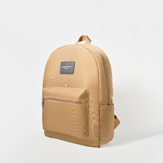 Balo Second Sunday Leather Logo Backpack SA08/ Nâu