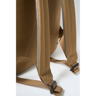 Balo Second Sunday Leather Logo Backpack SA08/ Nâu
