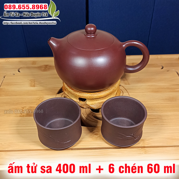Ấm trà Tử Sa Đẹp tây thi long (cao cấp) - ấm tử sa nghi hưng dùng trà đạo cùng trà ô long, trà mạn, trà thái nguyên