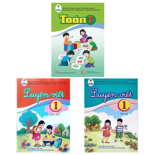 Sách - combo 3 cuốn sgk toán 1 cánh diều và luyện viết 1