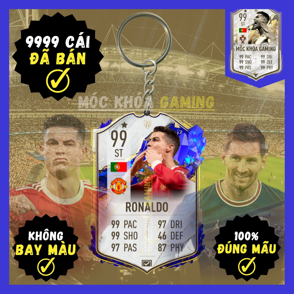 Móc Khóa Cầu Thủ Mùa - ICON TOTY