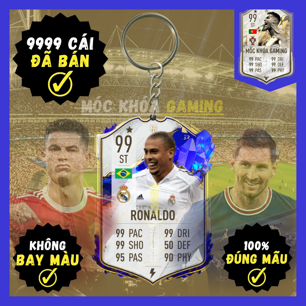 Móc Khóa Cầu Thủ Mùa - ICON TOTY