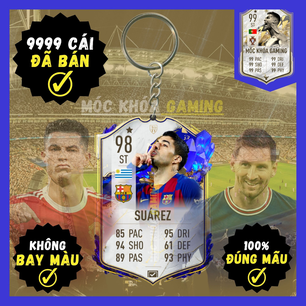 Móc Khóa Cầu Thủ Mùa - ICON TOTY