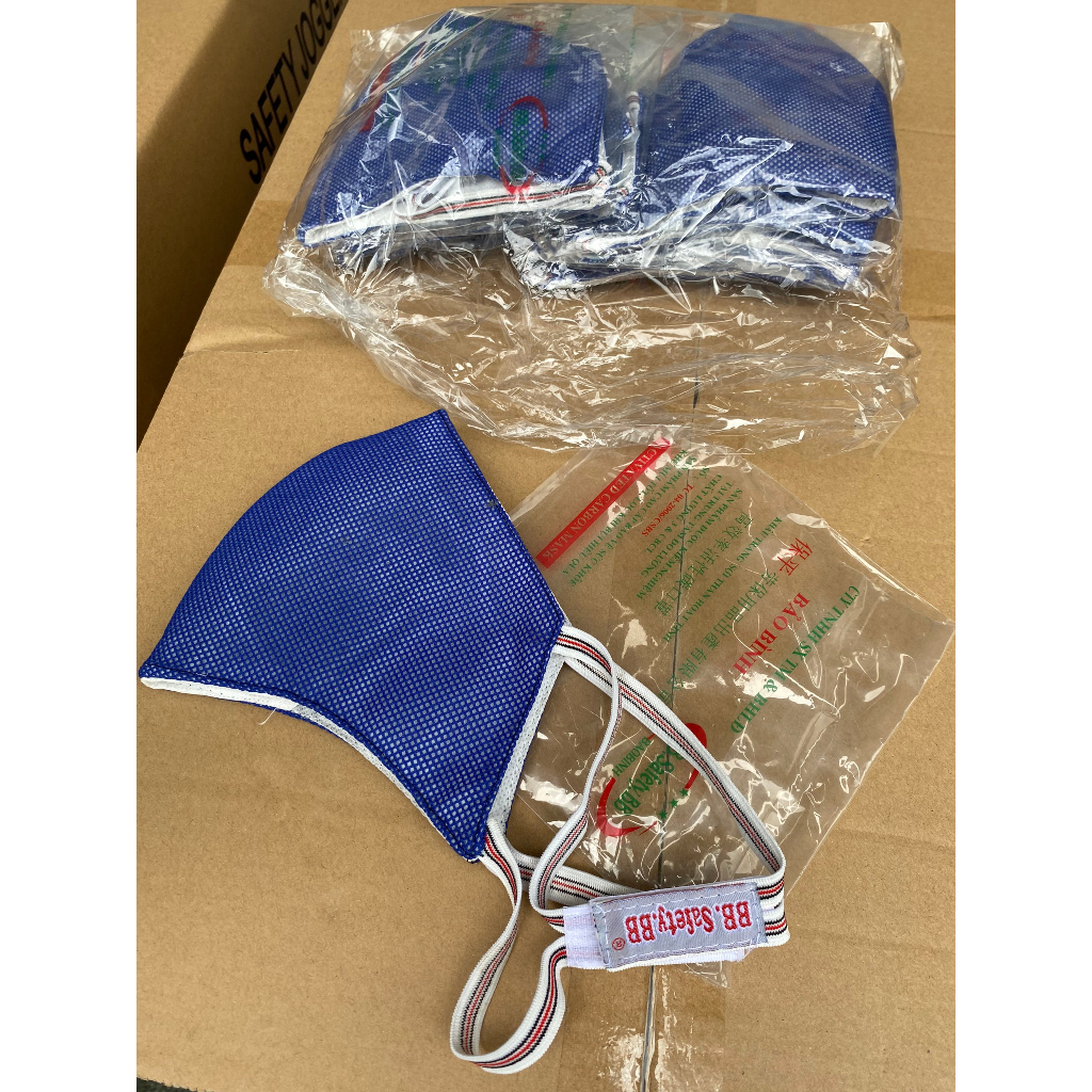 Khẩu trang BB Quàng qua gáy, Khẩu trang than hoạt tính BB, khẩu trang BB chống bụi, Khẩu trang bb quai đeo sau đầu.