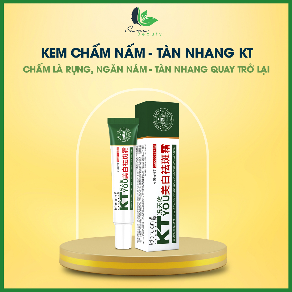 Kem chấm nám KT 20g - Hỗ trợ làm mờ nám, tàn nhang, đồi mồi, ngăn ngừa nám quay trở lại