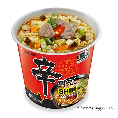 Mì ly ăn liền Shin Nongshim cay Hàn Quốc