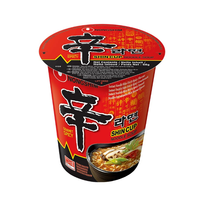 Mì ly ăn liền Shin Nongshim cay Hàn Quốc