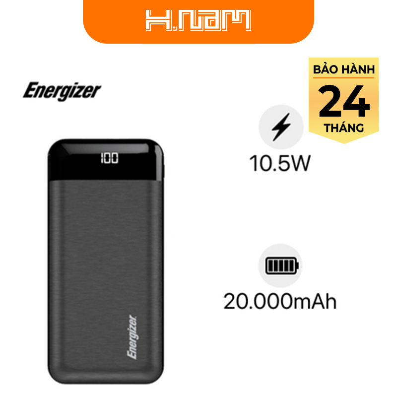 Pin Dự Phòng Energizer UE20058 20,000mAh Sạc Nhanh - 24447