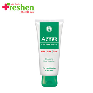 ✅ (CHÍNH HÃNG) Acnes Creamy Wash – Kem rửa mặt ngăn ngừa mụn