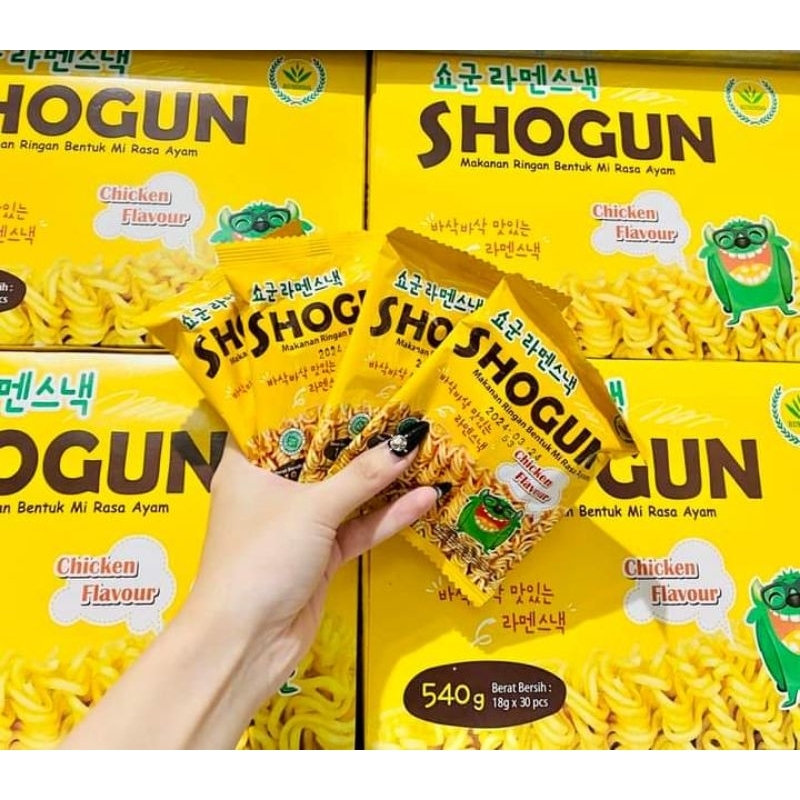 MÌ TÔM SHOGUN HÀN QUỐC SIÊU HOT (THÙNG 30 GÓI)