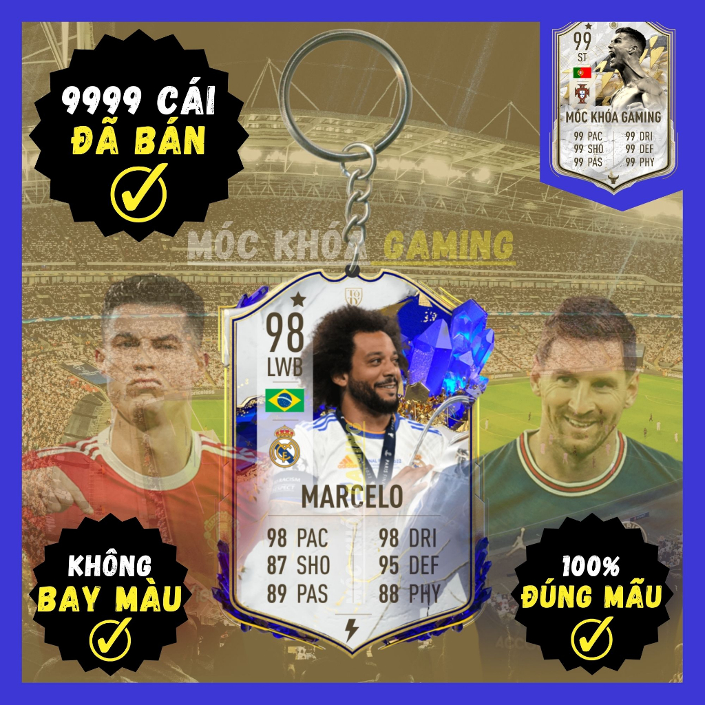 Móc Khóa Cầu Thủ Mùa - ICON TOTY