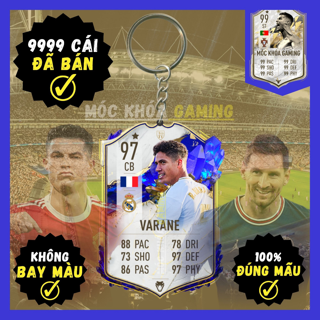 Móc Khóa Cầu Thủ Mùa - ICON TOTY