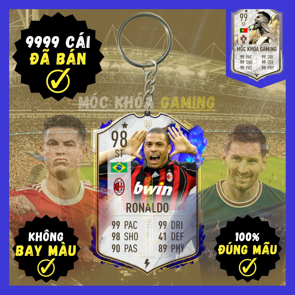 Móc Khóa Cầu Thủ Mùa - ICON TOTY