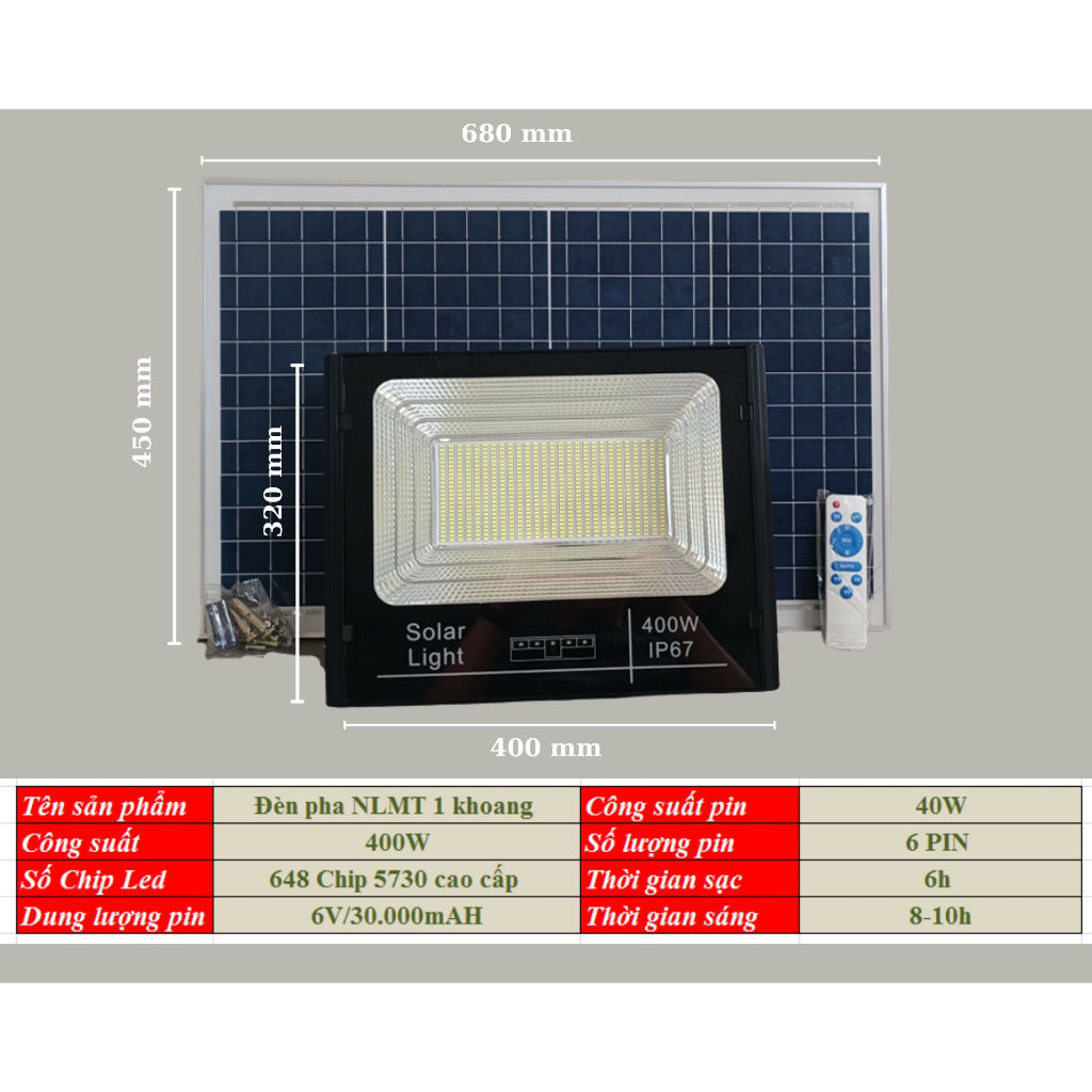 Đèn pha LED 1 khoang 100W-200W-300W- 400W