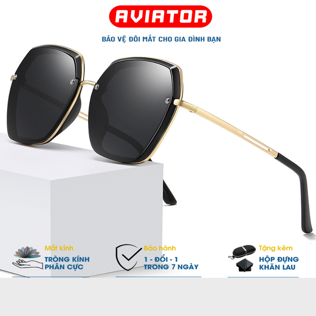 Kính Mát KATELUO AORON Pha Lê Phân Cực Mẫu 2021 Sang Trọng Thời Trang Cho Nữ