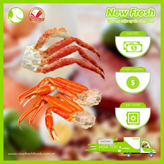 Combo 18: chân cua size lớn | chân cua hoàng đế hấp size 1.2 kg/chân & chân cua tuyết size 5-6 cụm chân/kg