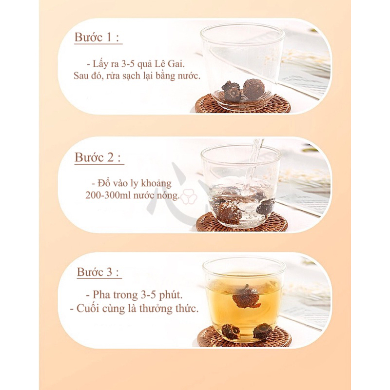 Lê gai khô/ Trà Lê gai/ Vua vitamin C