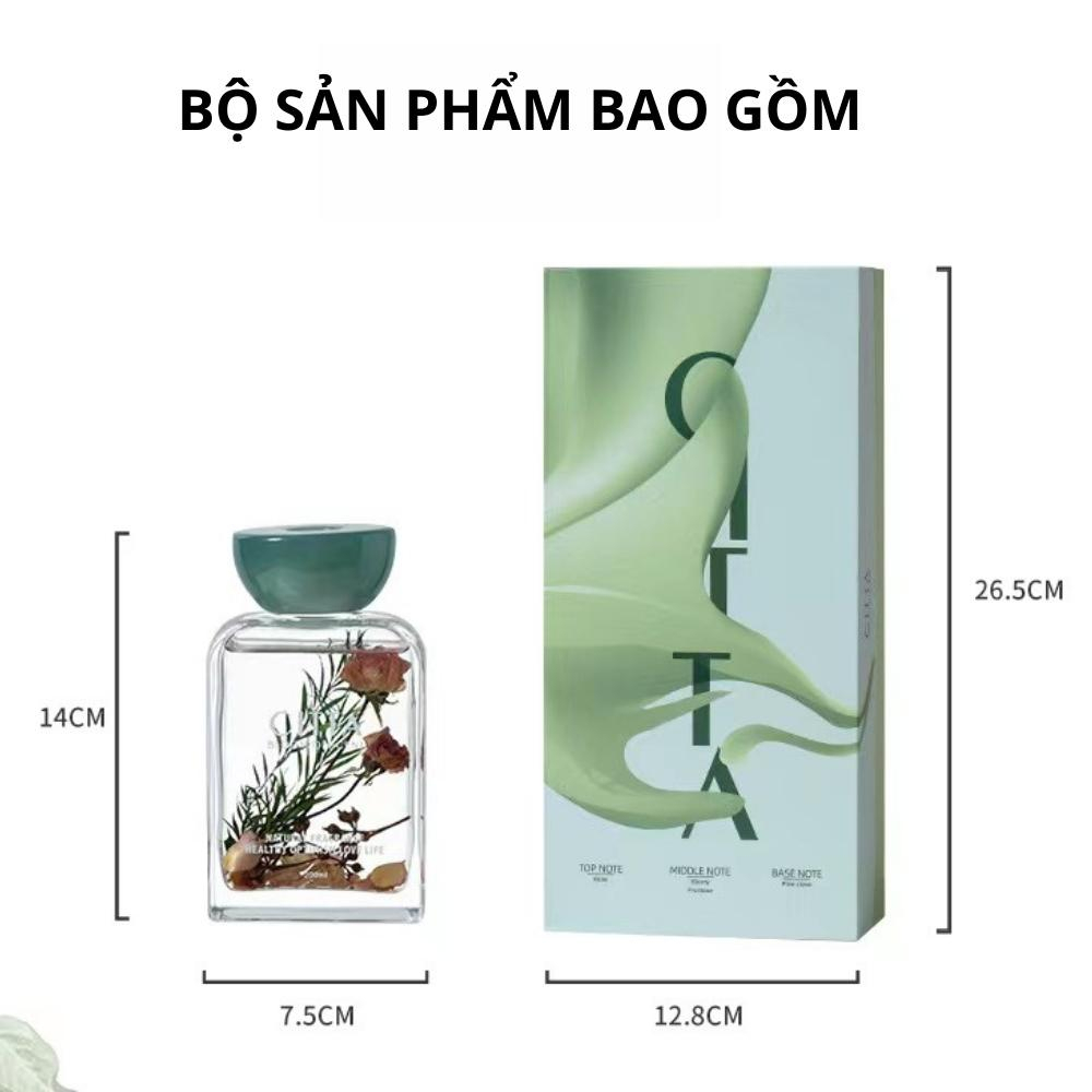 Tinh dầu thơm phòng cao cấp CITTA RUGOSA ROSE làm quà tặng sang trọng hương nước hoa